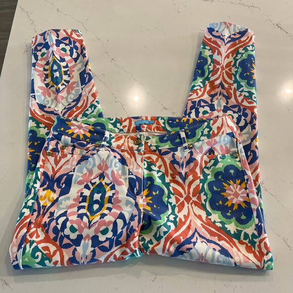 J. McLaughlin Lexi Jeans In Midi Oahu Size 8 - Picture 4 of 10